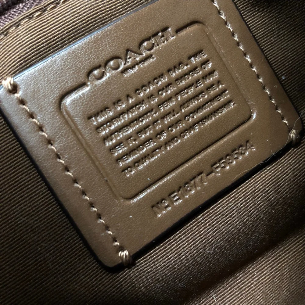 Coach Reversible Signature Coated Canvas Crossbody Bag - Picture 5 of 14